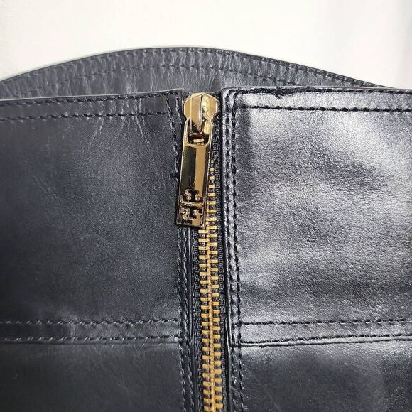 Tory Burch "Blaire" Leather Boots Size 8M - Picture 4 of 10